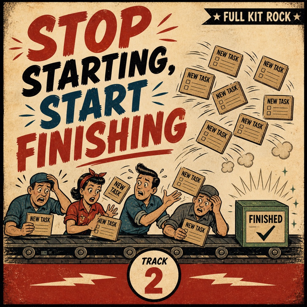 Stop Starting, Start Finishing cover art